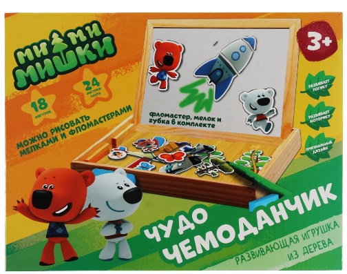 Игрушка деревянная Ми-ми-мишки, чудо-чемоданчик 519959C