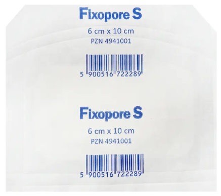 Пластырь Адгезивная Повязка FIXOPORE S 6*10 см MATOPAT Нетканый