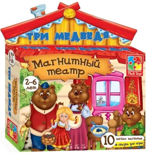Сказки на магнитах Три медведя El`BascoToys арт.VT3206-10