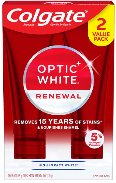 Зубная паста COLGATE L3 Optic White 75 мл +75 мл 