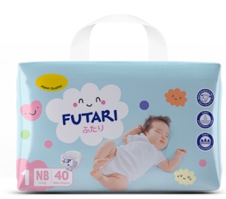 Подгузники для детей FUTARI NB40 ( 2-5кг ) 40шт