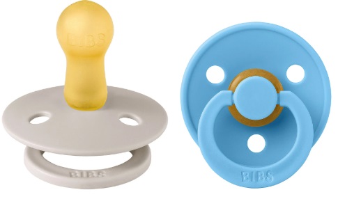 Набор пустышек латексных BIBS Colour 2 шт Mushroom/Breeze 6+ арт.120462
