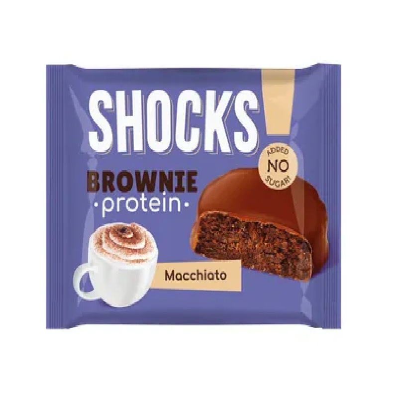 FitnessShocks Брауни Кофе с молоком 50гр