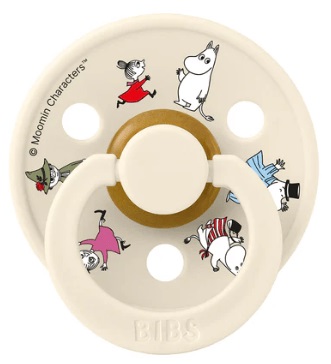Пустышка латексная 0м+ Bibs Moomin Colour Dreaming Friends Ivory 0+ арт.10031216
