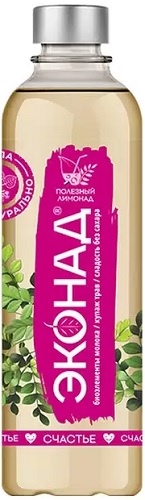 Эконад Вкус счастья Напиток ср/газ.на осн. молоч. сыворотки 0,5л стекло