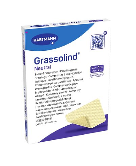 Повязка ранозаживляющая Grassolind 5*5см HARTMANN