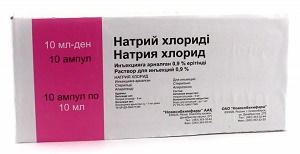 Натрия хлорид ампулы 0,9% 10 мл №10 Новосибхимфарм (Упаковка)