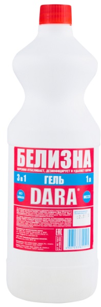Белизна 1 л DARA Дезинфицирующее средство