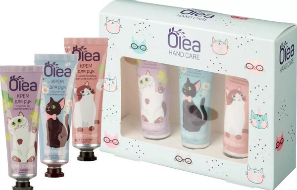 OLEA Hand Care набор крем для рук + крем для рук питательный+крем для рук увлажняющий
