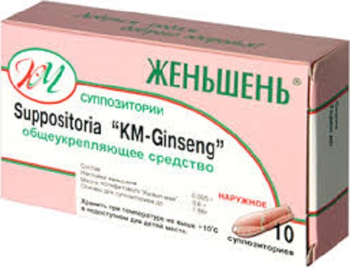 ПК Кызылмай свечи с экстрактом Женьшеня №10