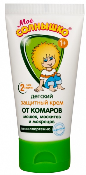 МОЕ СОЛНЫШКО Крем от комаров детский защитный 50 мл