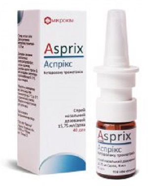Асприкс спрей назальный 15,75 мг/доза 40 доз (кеторолак трометамин)