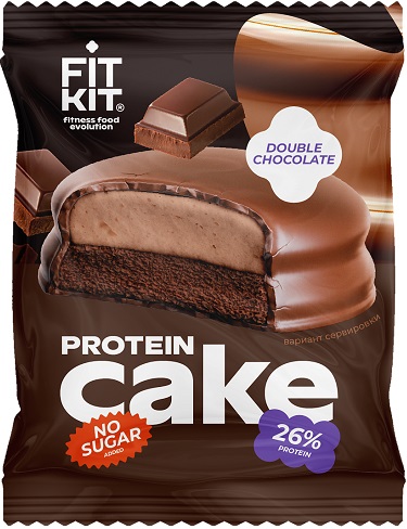 Fit Kit Десерт глазир. Кейк Двойной шоколад 50г