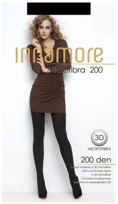 INCANTO коглготки Innamore Microfibra 200 Den Nero 4