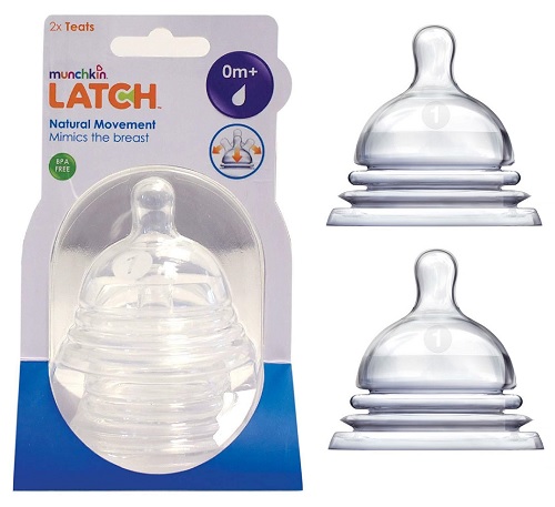 Соска Силиконовая MUNCHKIN Latch 0м+ (2шт)