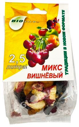 BIOCLUB Микс сухофруктов Вишневый 80г 