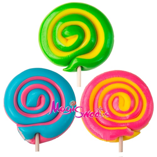 Карамель на палочке MAGIC SWEETS Завиток Ассорти 65 гр
