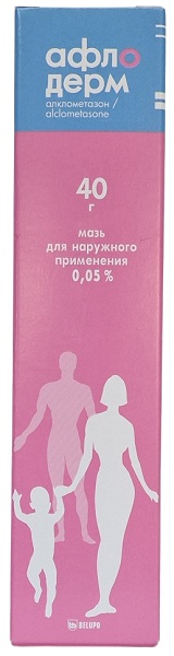 Афлодерм мазь 0,05% 40 г ( алклометазона дипропионат )