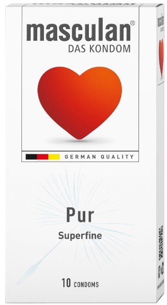 Презервативы MASCULAN PUR 10шт Пур утонченные прозрачные