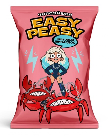 Easy Peasy картофель хрустящий со вкусом Краба 50гр
