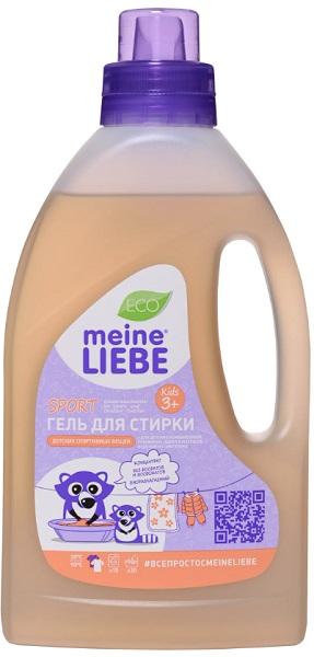 MEINE LIEBE Гель для стирки спортивных вещей Kids3+ концентрат 800 мл