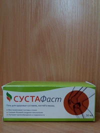 Сустафаст гель 50мл для здоровья суставов, костей и мышц  &#