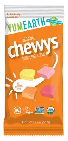 YUMEARTH Chewys жевательные конфеты 57гр