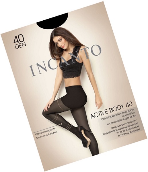 INCANTO коглготки Active Body 40 Den Nero 5