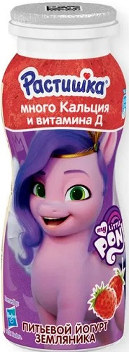 Данон Растишка Йогурт питьевой Земляника 90г