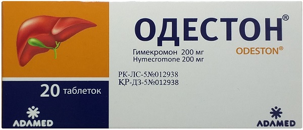 Одестон табл. 200 мг №20 ( гимекромон ) (Упаковка)