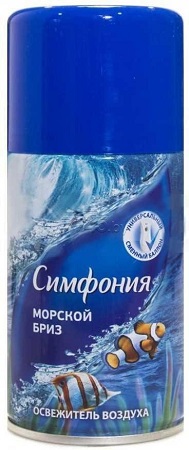 СИМФОНИЯ automatic Освежитель воздуха Морской Бриз 250мл