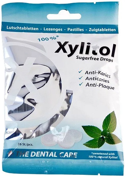 XYLITOL DROPS Леденцы из ксилита со вкусом Мяты 60гр.
