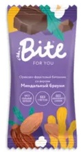 Bite for you Батончик Миндальный брауни 35г фруктово- ореховый