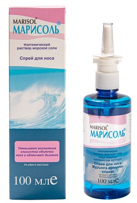 Марисоль спрей 100 мл изотонический раствор &