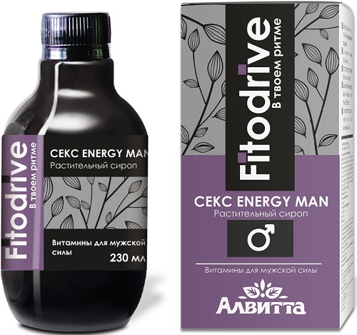 Fitodrive Сироп Секс Energy man 230мл  & 