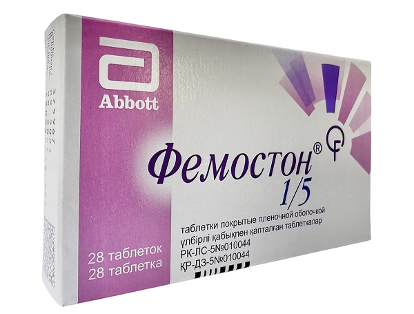 Фемостон табл. 1/5 №28 ( эстрадиол / дидрогестерон )
