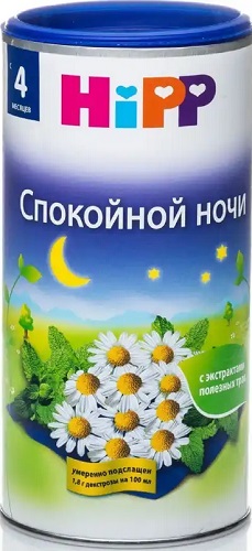 Хипп Чай деский Спокойной ночи 200г. Hipp