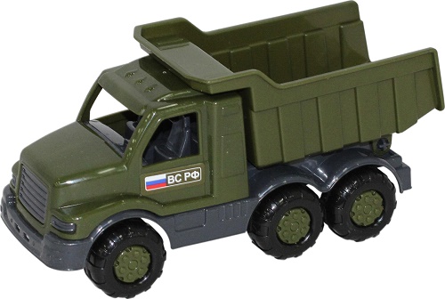 ПОЛЕСЬЕ 3+ Автомобиль-Самосвал военный арт.48509 цв.в асс.