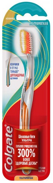 Зубная щетка COLGATE Шелковые нити ультра 1шт