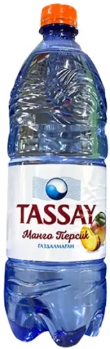Напиток Тассай со вкусом Манго и Персика 0,5л негазированная