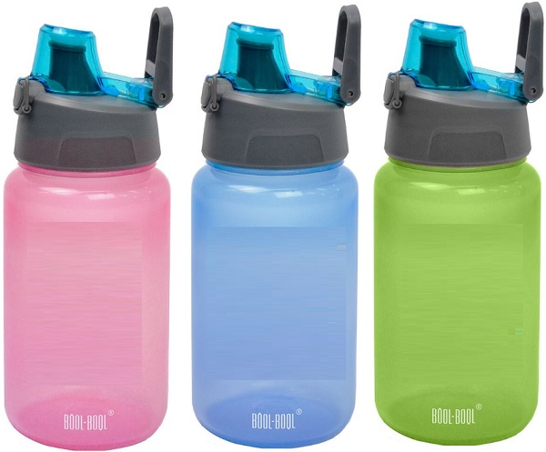 Бутылка для воды BOOL-BOOL КК0075 Hand Free Bottle 500мл цв.в асс.