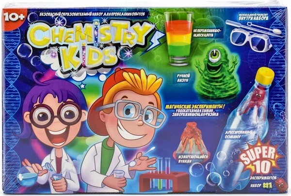 Креативное творчество набор 10+ Chemistry Kids №1 арт.77599
