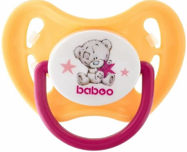 Пустышка Латексная BABOO Me to You 0м+ желтый арт.1180218