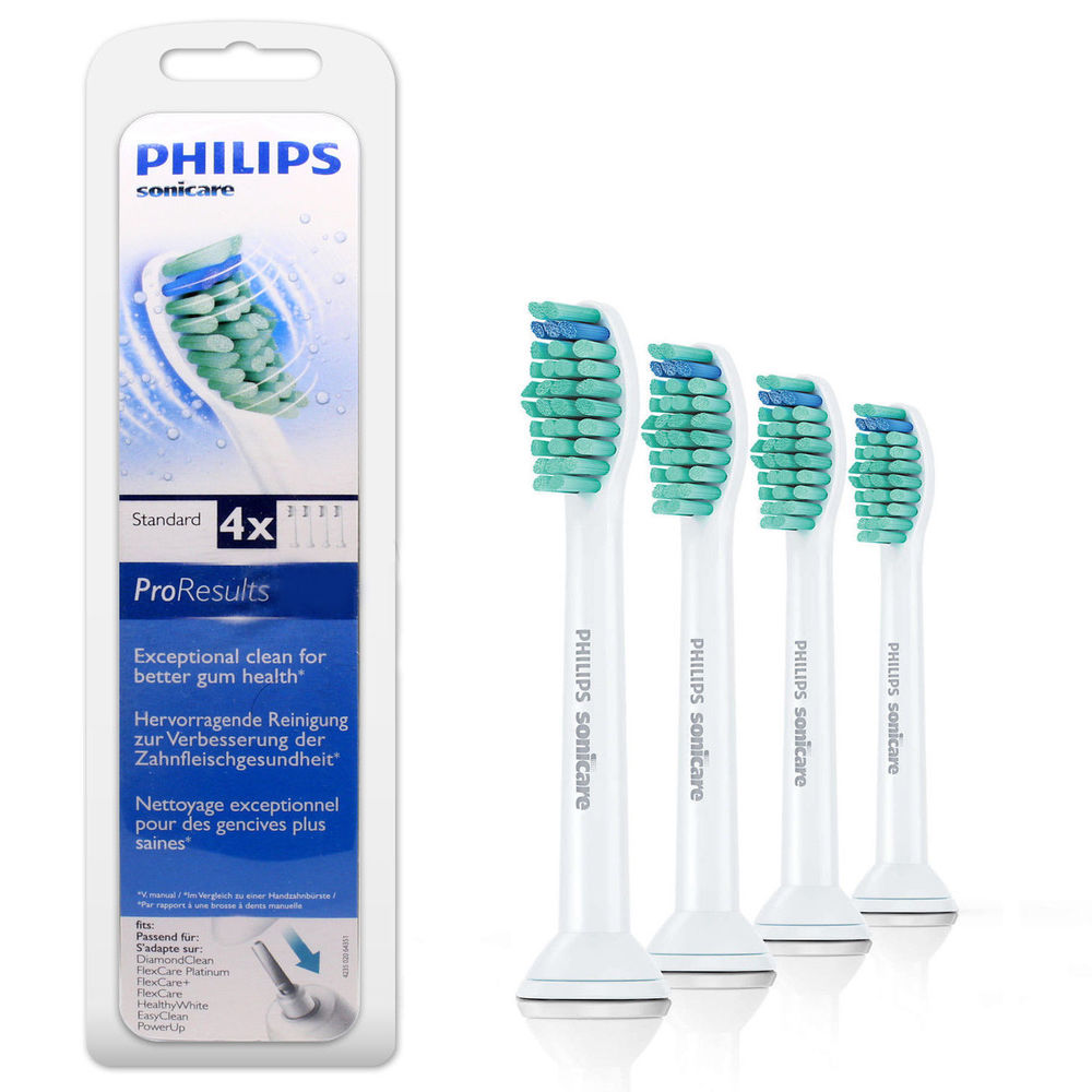 Насадки PHILIPS sonicare HX6014/07 ProResalts для электрической зубной щетки 4шт