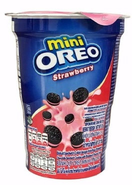 Печенье OREO Mini Cookies Sandwich Strawberry 61.3г