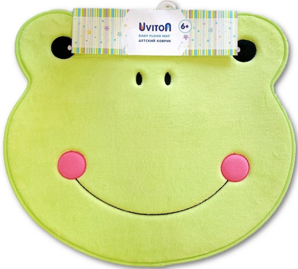 Коврик для ванной UVITON Frog зеленый арт.0205/06