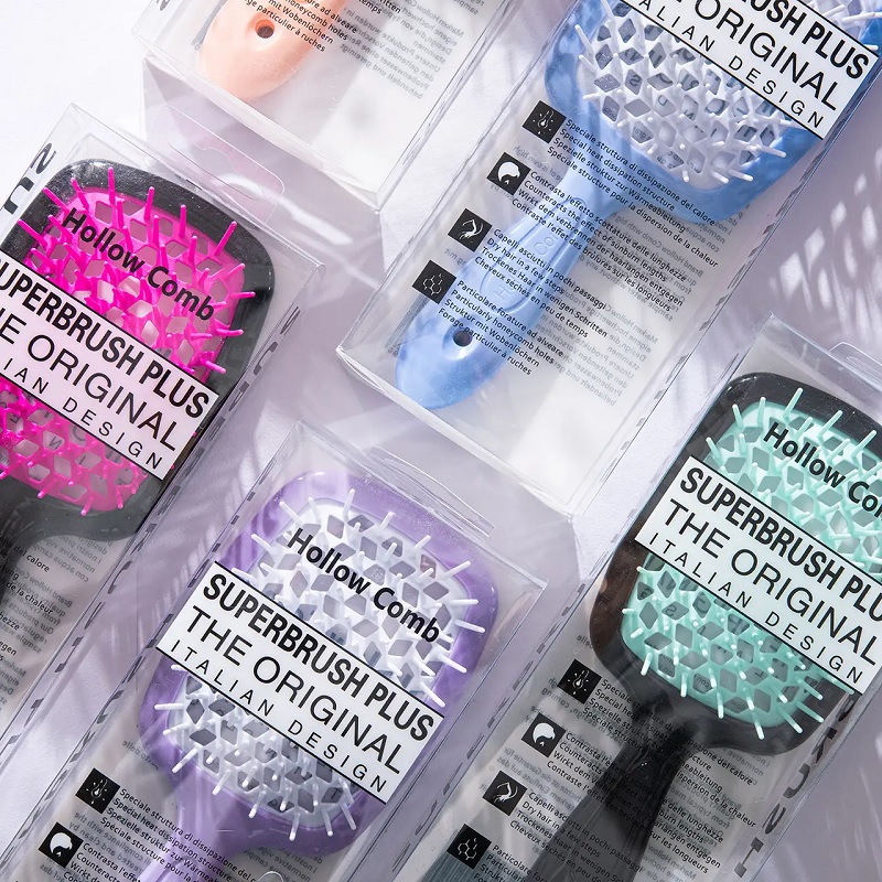 Расческа для волос Hollow Comb SuperBrush Plus цв.в. асс. kate. >