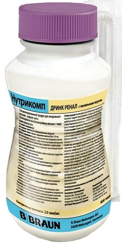 Нутрикомп дринк Ренал 200 мл ваниль &