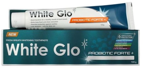 WHITE GLO зубная паста отбеливающая с Пробиотиками 100 гр арт.0821
