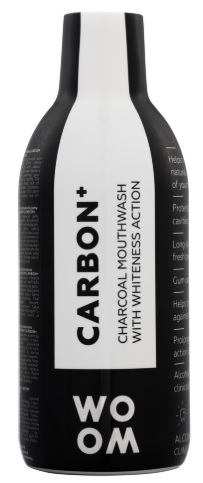 Ополаскиватель для полости рта WOOM Carbon+ отбеливающая 500мл